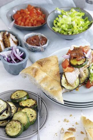 Würzige Pita - selbst belegt Würzige Pita - selbst belegt