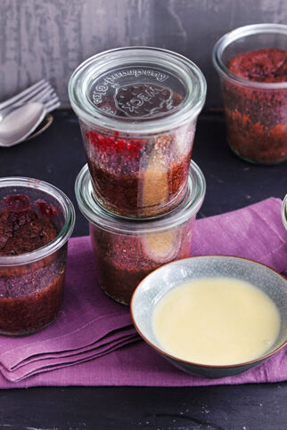 Double Choc Cherry Cakes Double Choc Cherry Cakes