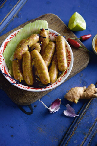 Thailändische Bratwurst Thailändische Bratwurst