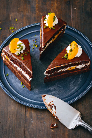 Pfirsichtorte Onkel Sam Pfirsichtorte Onkel Sam