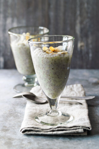 Chia-Pudding mit Apfelmark und Zimt Chia-Pudding mit Apfelmark und Zimt
