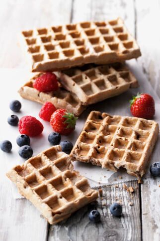 Brötchenwaffeln aus Vollkornmehl Brötchenwaffeln aus Vollkornmehl