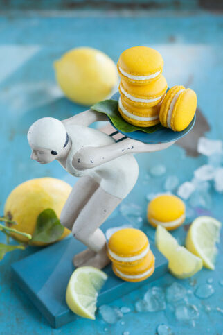 Zitronen-Macarons