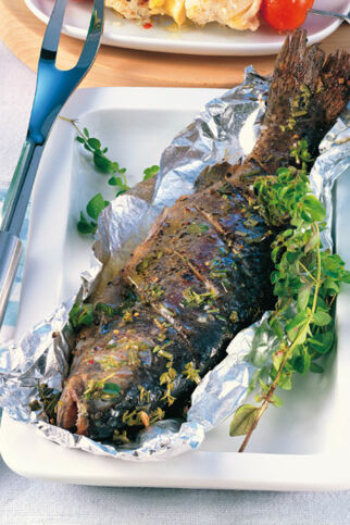 Forellen aus der Folie Forellen aus der Folie