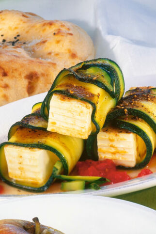 Käse-Zucchini-Päckchen