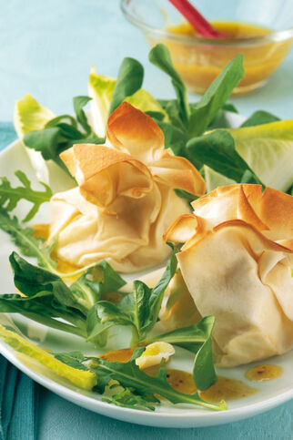 Rucolasalat mit Ziegenkäse Rucolasalat mit Ziegenkäse