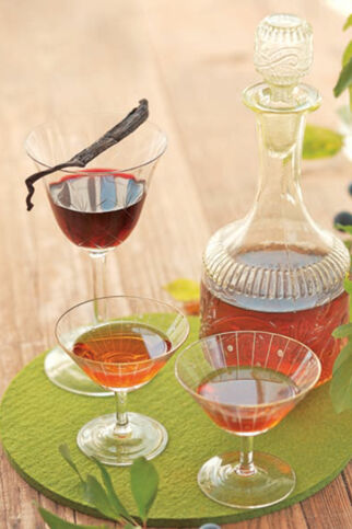 Heidelbeer-Vanille-Likör Heidelbeer-Vanille-Likör