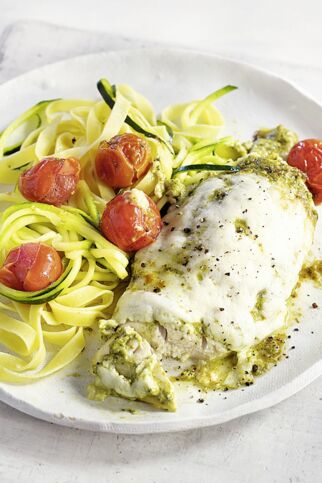 Hähnchen mit Zucchini-Nudeln Hähnchen mit Zucchini-Nudeln