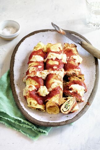 Spinat-Ricotta-Crespelle Spinat-Ricotta-Crespelle