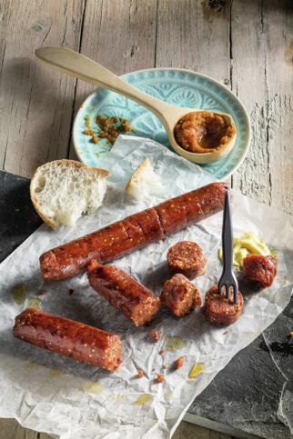 Bohnen-Quinoa-Merguez Bohnen-Quinoa-Merguez