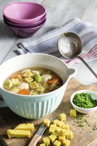 Suppeneinlage à la Eierstich Suppeneinlage à la Eierstich