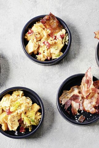 Rühreier mit Speck Rühreier mit Speck