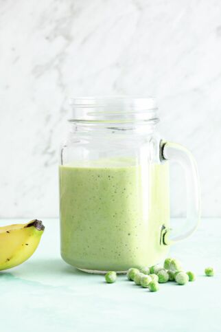 Erbsen-Bananen-Shake Erbsen-Bananen-Shake