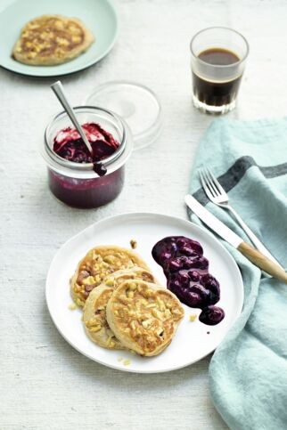 Walnuss-Bananen-Pancakes Walnuss-Bananen-Pancakes