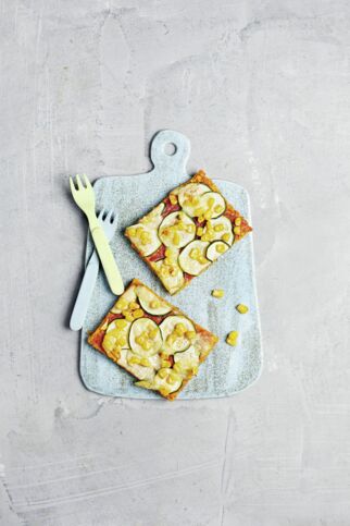 Kürbisfladenbrot und -pizza Kürbisfladenbrot und -pizza
