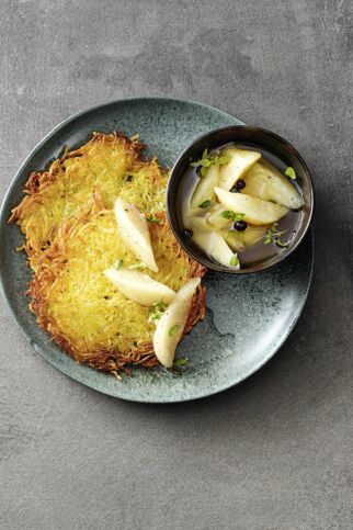 Schweizer Rösti mit Birnen Schweizer Rösti mit Birnen