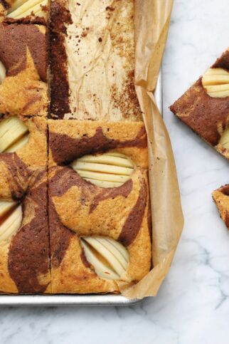 Marmorkuchen mit Zimt & Birnen Marmorkuchen mit Zimt & Birnen