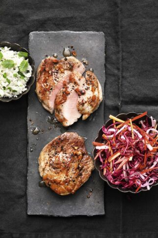 Hüftsteak mit Japan-Salat Hüftsteak mit Japan-Salat