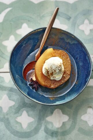 Quitten in Gewuerzsirup Quitten in Gewuerzsirup