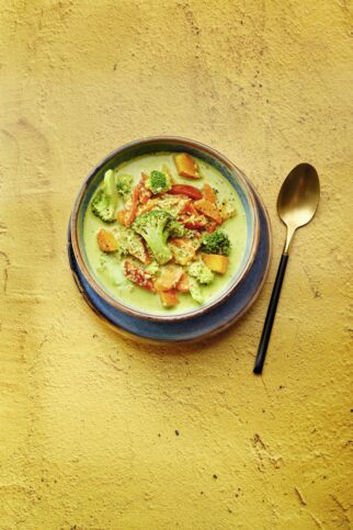 Grünes Gemüse-Curry