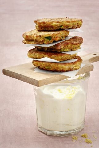 Gemüsefritters mit Dip Gemüsefritters mit Dip