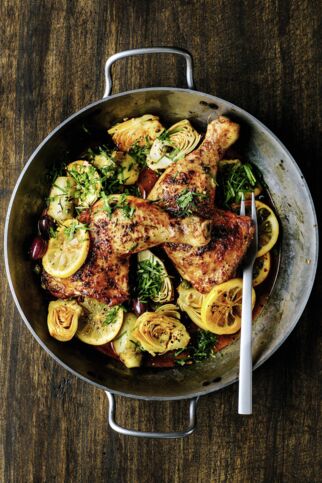 Mediterraner Hähnchen-Topf