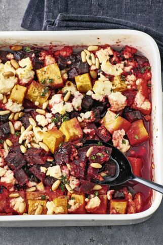 Rote-Bete-Gratin mit Feta