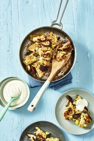 Shiitake-Schmarrn Shiitake-Schmarrn