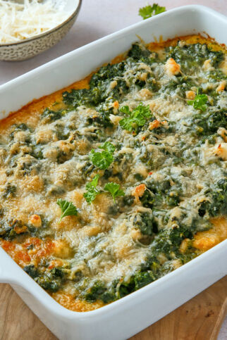 Spinat Polenta Auflauf Spinat Polenta Auflauf