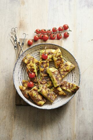 Tortilla mit Kräutern Tortilla mit Kräutern