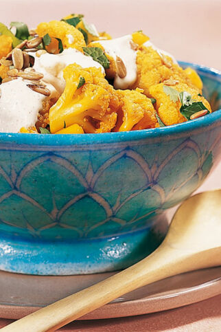 Gelber Blumenkohlsalat Gelber Blumenkohlsalat