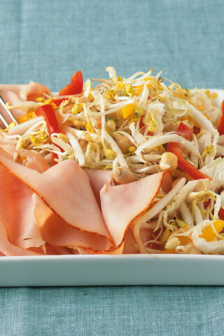 Sprossensalat mit Pute Sprossensalat mit Pute