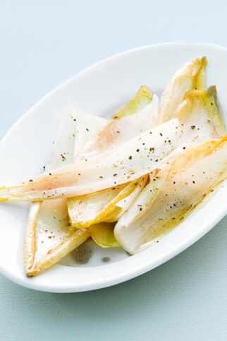 Gebratener Chicorée Gebratener Chicorée