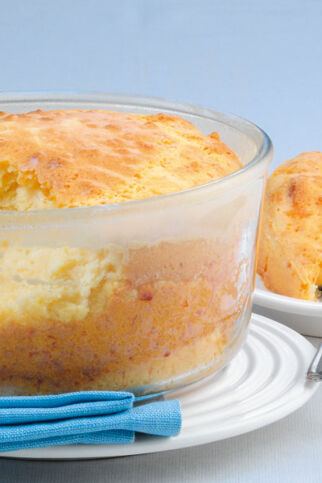 Luftiges Käsesoufflé