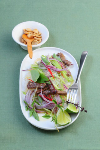 Glasnudelsalat mit Rindfleisch Glasnudelsalat mit Rindfleisch