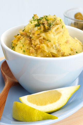 Kartoffelpüree mit Oliven Kartoffelpüree mit Oliven