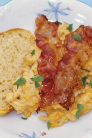 Rühreier mit Speck