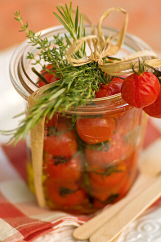 Ofentomaten im Glas Ofentomaten im Glas