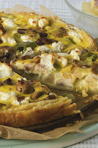 Quiche mit Ziegenkäse