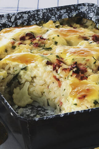 Blumenkohl-Reisauflauf Blumenkohl-Reisauflauf