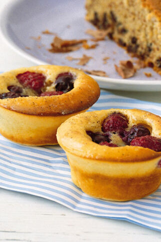 Buttermilch-Muffins mit Beeren
