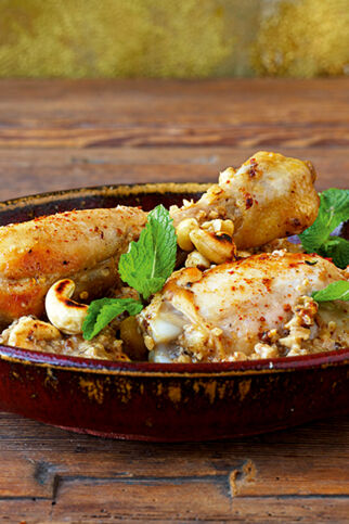 Hühnchencurry mit Cashews Hühnchencurry mit Cashews