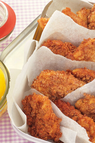 Knusprige Mini-Schnitzel Knusprige Mini-Schnitzel