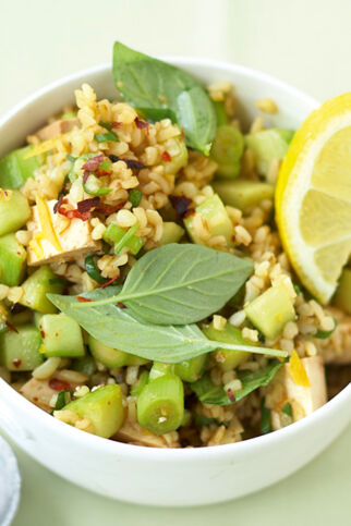 Asia-Taboulé mit Tofu