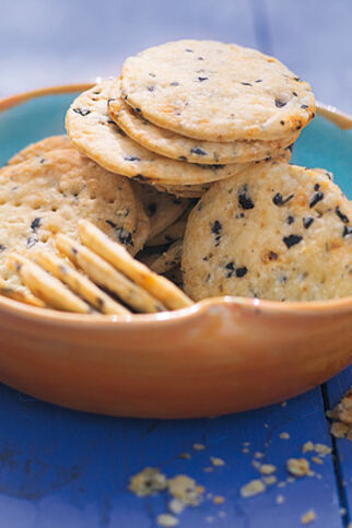 Feurige Chili-Oliven-Cracker Feurige Chili-Oliven-Cracker