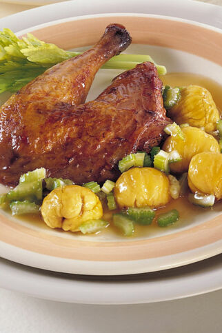 Fasan mit Maronengemüse Fasan mit Maronengemüse