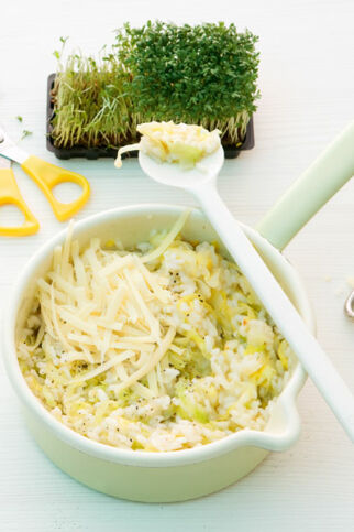 Spitzkohl-Risotto