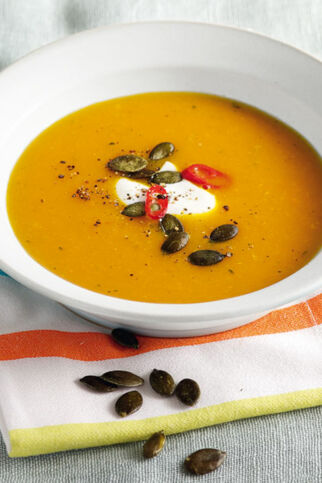 Kürbis-Joghurt-Suppe
