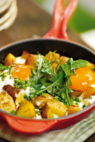 Neue-Löwenzahn-Bratkartoffeln Neue-Löwenzahn-Bratkartoffeln