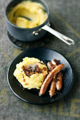 Kartoffelpüree mit Röstzwiebeln